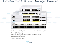 CBS350-24P-4X-UK Managed Switch | 24 Port GE | PoE | 4x10G SFP+ CBS350-24P-4X-UK Managed Switch | 24 Port GE | PoE | 4x10G SFP+