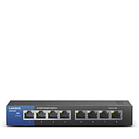 Linksys LGS108-ME-RTL 8-Port Unmanaged Gigabit Ethernet Switch Linksys LGS108-ME-RTL 8-Port Unmanaged Gigabit Ethernet Switch