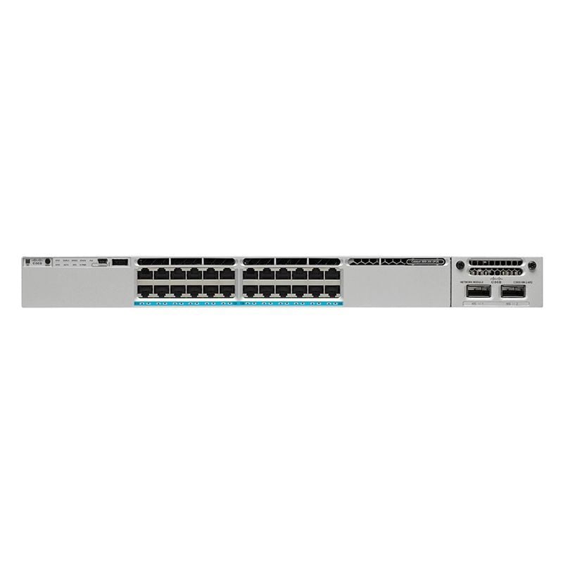 WS-C3850-24XU-L Catalyst 3850 Switch Stackable 24 100M/1G/2.5G/5G/10G UPoE ports, 1 network module slot WS-C3850-24XU-L Catalyst 3850 Switch Stackable 24 100M/1G/2.5G/5G/10G UPoE ports, 1 network module slot